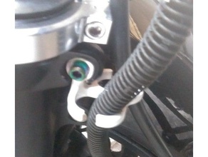 brake hose clip motorcycle 3d print model - Mito3D