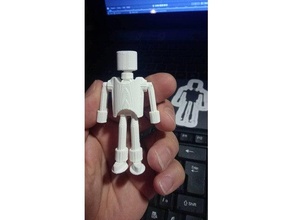 tuk sedatoy articolato figura Bambola interaubis modello playmobil toyart 3d print model - Mito3D