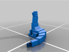 bloccare Drago animale creatura 3d print model - Mito3D