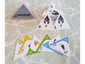 nunami card holder boardgames boardgame organizer board games game accessory holders insert organiser 3d print model - Mito3D