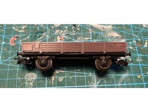 rklin 4503 replacement shell h0 scale trains mrklin moba model wagon 3d print model - Mito3D