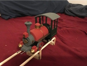 büyük gök gürültüsü dağ demiryolu lunapark hız treni Çalışma model Disney Disneyland 3d print model - Mito3D