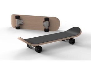 Skateboard Spielzeug Tafel Schlittschuh 3d print model - Mito3D