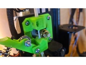 extruder flex tpu abs pla ender 3 cr10 nema17 bowden direct filament holder 3d print model - Mito3D