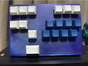 cincuenta luchando juego controlador arcada palo hitbox mecánico teclado mezcla 3d print model - Mito3D