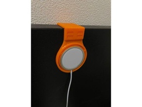 magsafe chargeur tête lit monter Pomme iphone 12 mur 3d print model - Mito3D