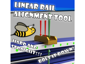 workbee cnc linear rail alignment tool workbeast mod bulkman3d ooznest 3d print model - Mito3D