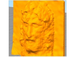 Christ envelopper visage Turin art Christian saint Jésus masque 3d print model - Mito3D