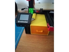 alfawise u30 - integrated toolbox drawer 3d print model - Mito3D