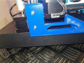 artillery genius left 90 angle bracket degree corner eje equerre renfort remix support z-axis axis 3d print model - Mito3D