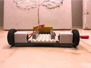 Lego n20 Motor montieren kompatibel 3d print model - Mito3D