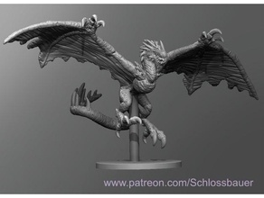 winged wretch dnd dungeons dragons tabletop 3d print model - Mito3D