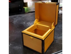 minecraft chest double hidden hinge ender 3d print model - Mito3D