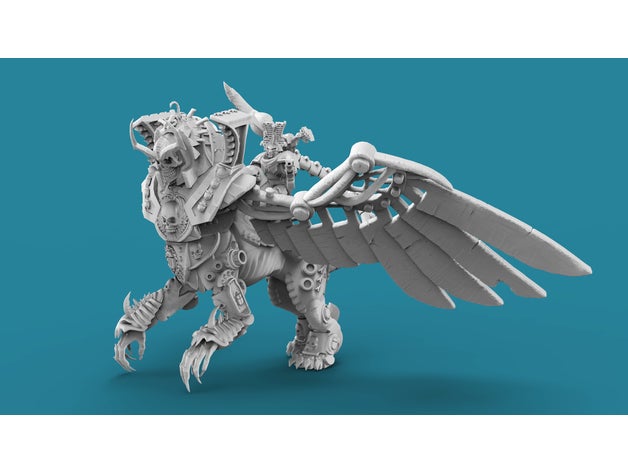 Mısırlı sfenks binici 40k kaos Mısır deniz binmek oğullar Uzay sphynx Warhammer 3D print model - Mito3D