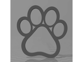 orma Zampa zampa Stampa animale domestico 3d print model - Mito3D