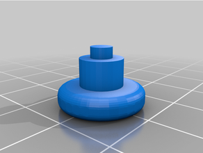 mini trashcan lid hinged 3d print model - Mito3D