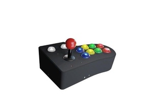 enchufe jugar retropie arcada botón gabinete frambuesa pi 3 retrojuegos retro 3d print model - Mito3D