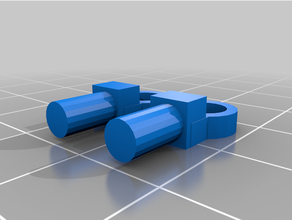 barbatos hip joint gundam model replacement 3d print model - Mito3D