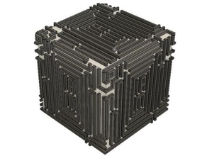 maze cube 3d print model - Mito3D