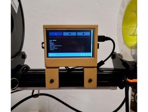 formbot t rex 2+ 3 octoprint montar 5 pulgada monitor caso funda tirano saurio Rex accesorios frambuesa pi 3d print model - Mito3D