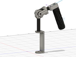 camera steady handle 3d print model - Mito3D