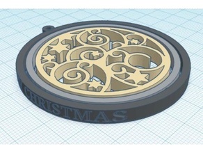 Natal giroscópio enfeite padronizar 3d print model - Mito3D