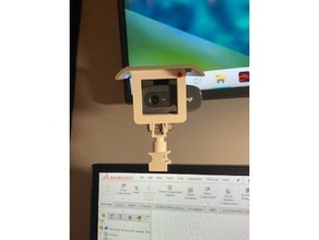 logitech c270 Sicherheit Kamera Gehäuse Startseite Mantel Webcam Zoomen 3d print model - Mito3D