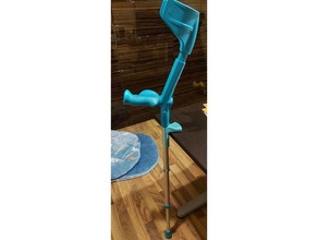 crutches holder 3d print model - Mito3D
