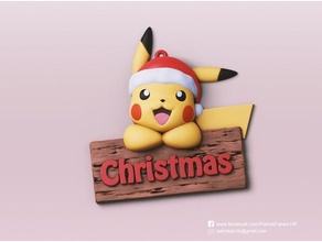 Navidad adornos pokemon 3d print model - Mito3D