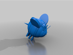 bee 3d print model - Mito3D