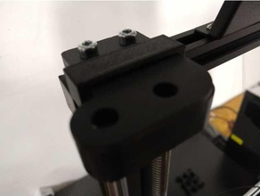 anet a8 upper bearing carriers screw drives 3d print model - Mito3D