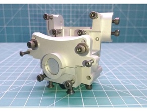 hpi savage xl flux gearbox 6 6++ 19mm longlife bearing demo bulkhead 3d print model - Mito3D