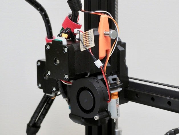 bmg Prusa Bär Extruder schnell Tauschen hotend tensioner bltouch Kingroon kp3s kingroonkp3s 3D print model - Mito3D