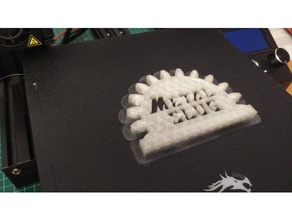 metal slug logo decoration 3d print model - Mito3D
