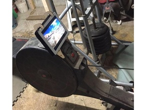 tablet support rowing machine lasercut 3d print model - Mito3D