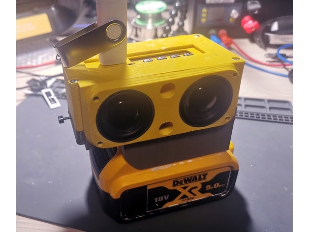 diy drill battery radio 3D print model - Mito3D