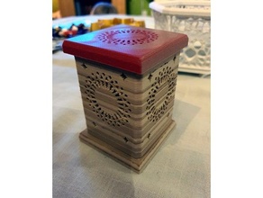 small tower incense candles incen incenseholder box burner holder 3d print model - Mito3D