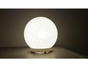 giroide esfera luminária 3d print model - Mito3D
