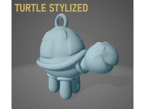 Schildkröte Charakter stilisiert 3d print model - Mito3D