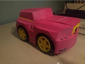 smart chassis 4wd car tt motor vehicle kit 3d print model - Mito3D