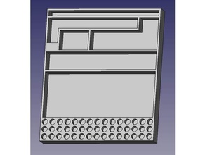 crealidad cr 6 herramientas organizador cajón cr6 freecad 3d print model - Mito3D