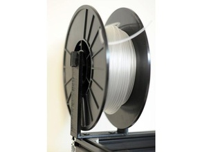 simple extrusion spool holder filament 3d print model - Mito3D