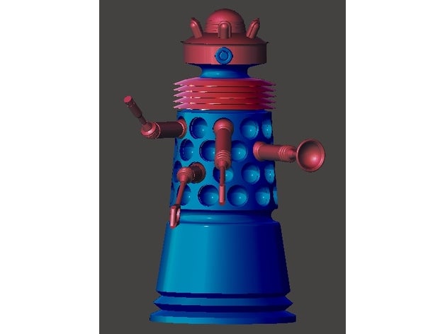 Cusick 39 original Dalek conception Daleks docteur sci science fiction scifi dr 3D print model - Mito3D