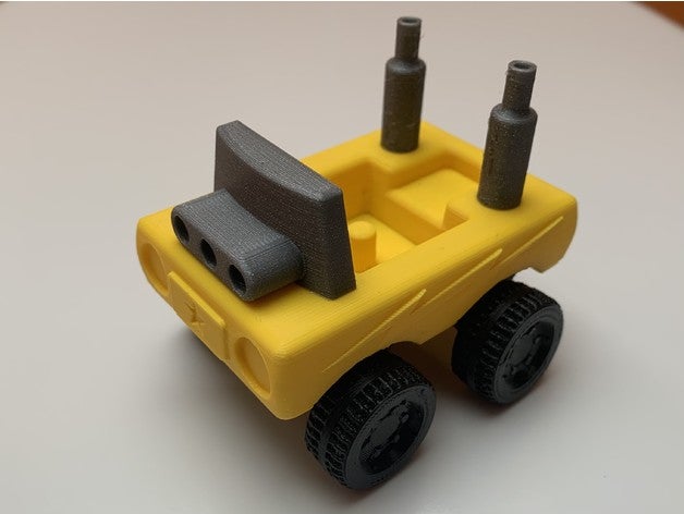 monstertruck - superthings compatible 3D print model - Mito3D