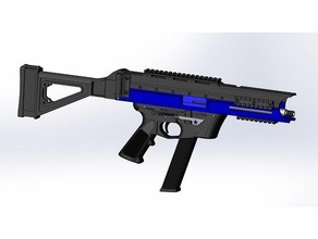 ppdw9 v1 9mm arme feu pistolet pcc défense 3d print model - Mito3D