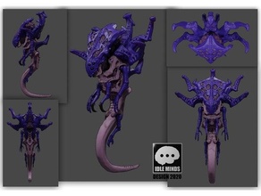 alto iq spazio artropodo 40k alieni tiranidi warhammer 3d print model - Mito3D