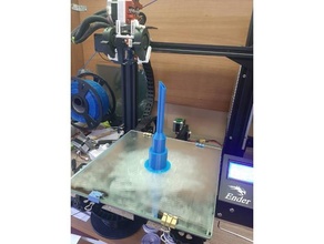boquilla extrusor manguera virador vacío limpiador 32mm 24mm 3d print model - Mito3D