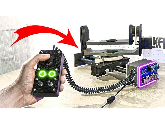 arduino 3 asse telecamera cursore 3D print model - Mito3D