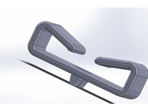 soporte cables Samsung q80r 3d print model - Mito3D