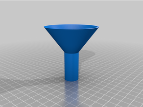 funnel wide mouth 3d print model - Mito3D